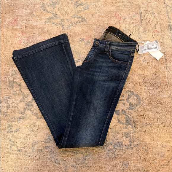 Miss Sixty NWT RARE Low Rise Joopy Trousers Flare Jeans with Swarovski Elements - Picture 4 of 11